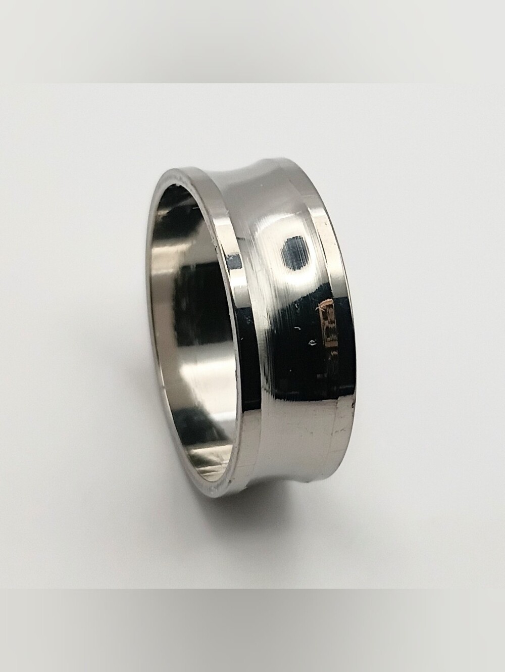 Classic Silver Men's Stainless Steel Band Ring